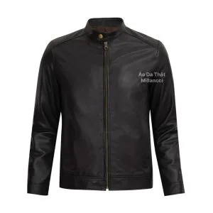 Áo Da Body Trơn Cúc Cài - Nâu DC106AA