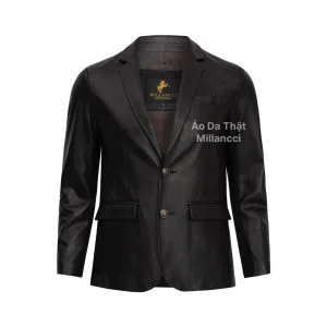 Áo Da Nam Vest Body Cao Cấp Đen - DC014CC