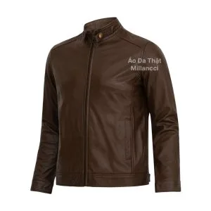 Áo Da Nam Biker PhillipPlein Italy Đen - DC111AA