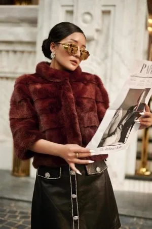 Áo lông rái cá Crop Classic 1