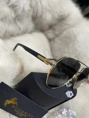 CHOPARD MẮT CHUỒN ACETATE BLACK/ GOLD- CHOPA03