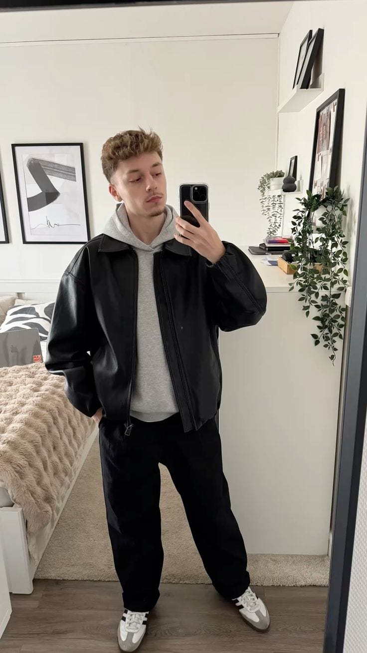 Áo Da Nam Đi Với Quần Gì Cho Hợp? 12 Quần Jogger – Phong Cách Streetwear Cá Tính