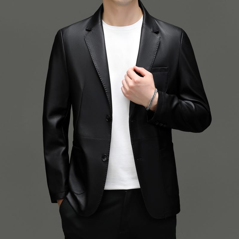 Phối Áo Da Nam Đi Làm - Lịch Sự Mà Vẫn Chất 12 Áo Blazer Da