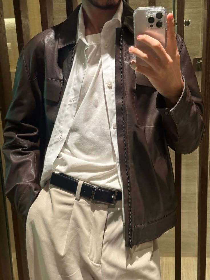 Style Áo Da Nam Hàn Quốc Đang Hot 7 Cách Phối Đồ Với Áo Da Nam Hàn Quốc Đẹp Chuẩn Style