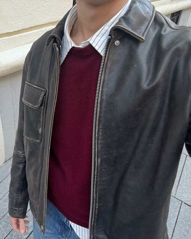 Style Áo Da Nam Hàn Quốc Đang Hot 8 Mẹo Chọn Áo Da Nam Hàn Quốc Chuẩn Form