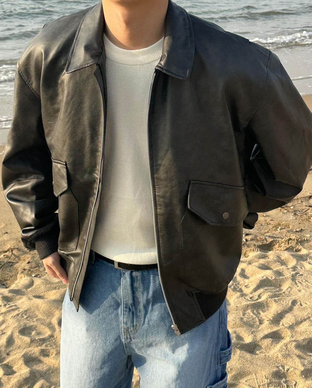 Style Áo Da Nam Hàn Quốc Đang Hot 6 Tại Sao Áo Da Nam Hàn Quốc Lên Ngôi Trong Thời Trang