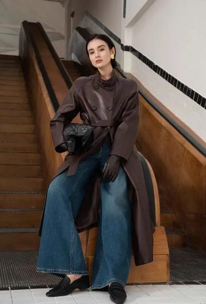 10 Cách Phối Đồ Với Áo Măng Tô Da Cực Chất 2025 12 Phối Đồ Với Áo Măng Tô Da