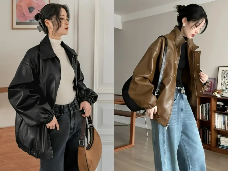 Top 10 Mẫu Áo Da Nữ Đẹp Nhất 2025 - Giá Tốt Tại MILLANCCI Hà Nội 14 Hướng Dẫn Chọn Áo Da Nữ Đẹp Phù Hợp