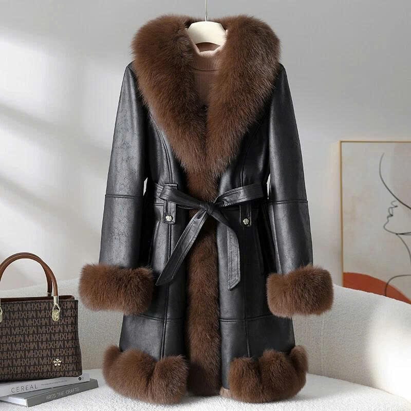 Áo Măng Tô Da Cổ Lông - Sang Trọng Cho Mùa Đông 7 Chất Liệu Và Thiết Kế Của Áo Măng Tô Da Cổ Lông