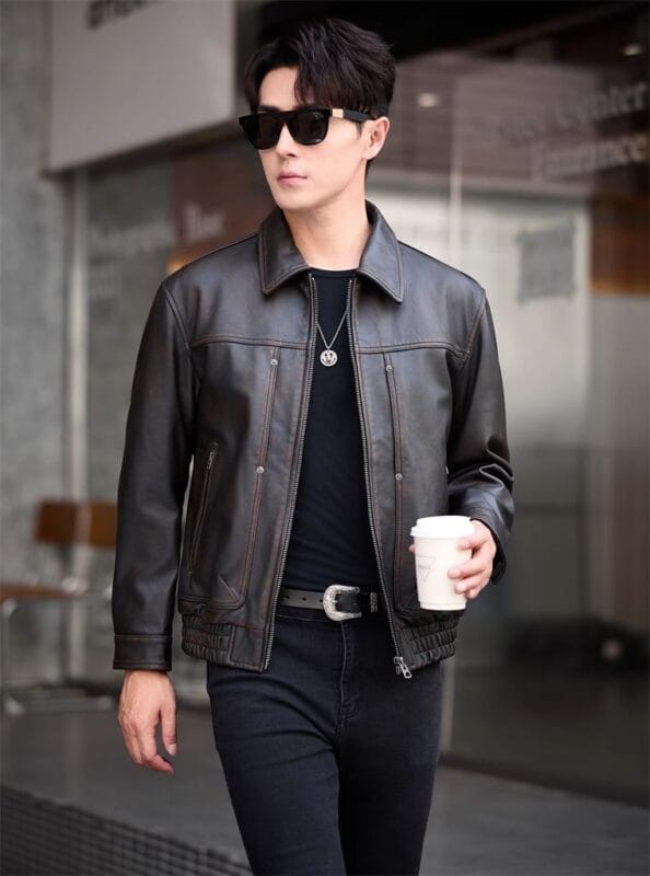 Cách Chọn Áo Da Nam Body Fit Chuẩn Form