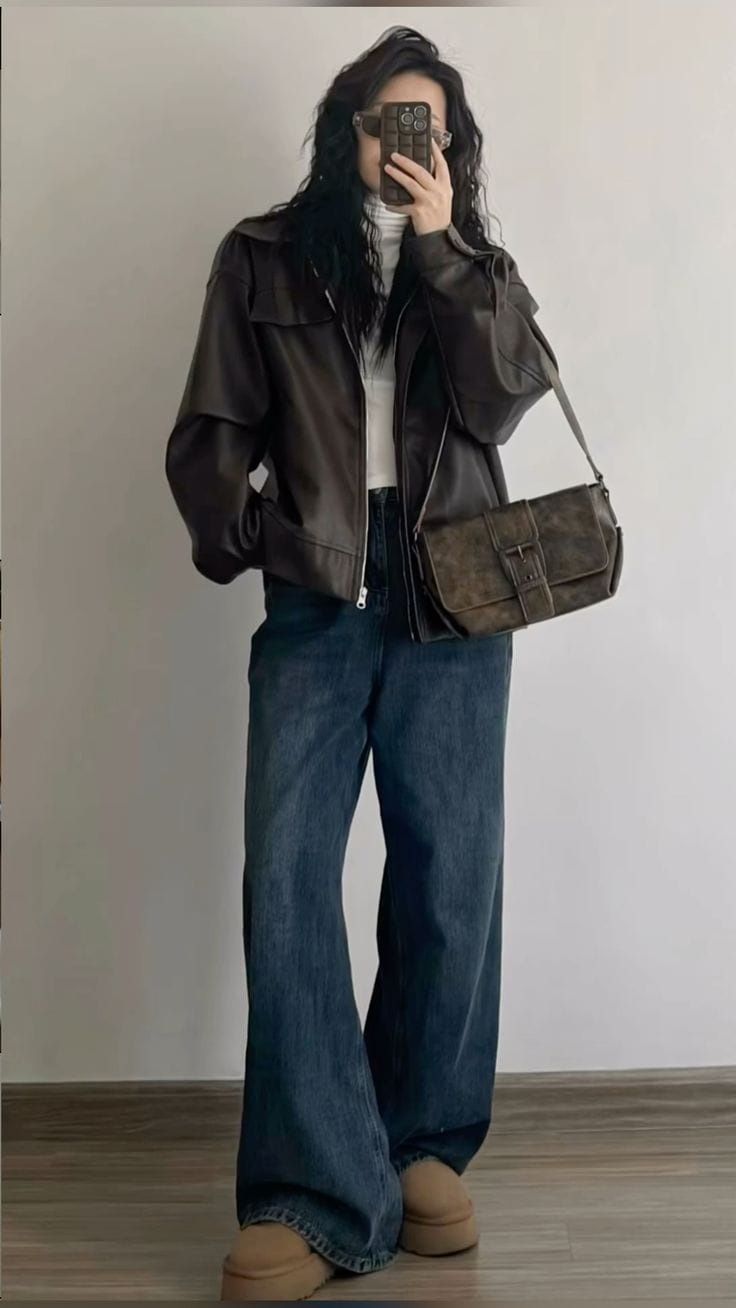 Áo Da Lambskin - Vì Sao Được Yêu Thích & Đáng Giá? 8 Phong Cách Street Style Phóng Khoáng