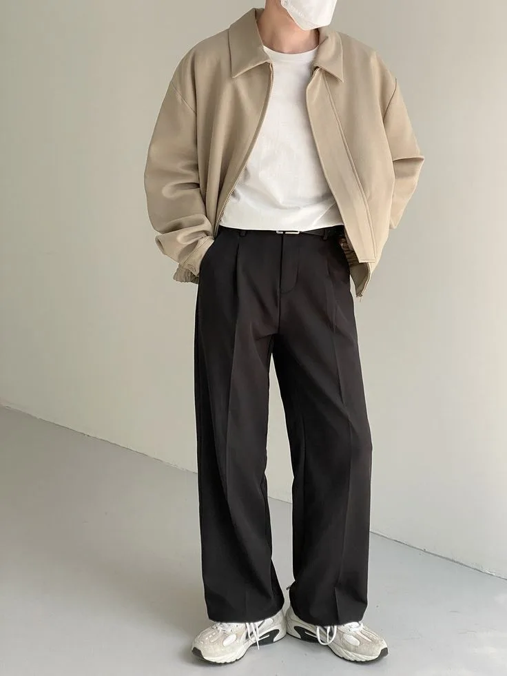 Áo Da Nam Đi Với Quần Gì Cho Hợp?