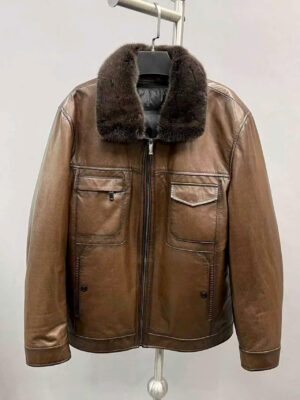 DA DÊ DẦU PHỐI CỔ LÔNG LUXURY - LD115AA